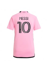 Fotbalové Dres Inter Miami Lionel Messi #10 Dámské Domácí Oblečení 2024-25 Krátký Rukáv